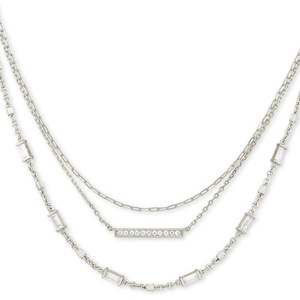 image:imageKendra Scott Addison Multi StrandRHODIUM  RHODIUM METAL