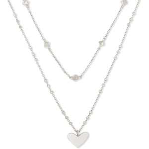 image:imageKendra Scott Ari Heart Multistrand Necklace Fashion Jewelry for WomenRHODIUM METAL