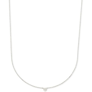 image:imageKendra Scott Audrey Pendant Necklace Fine Jewelry for Women14K WHITE GOLD  WHITE DIAMOND