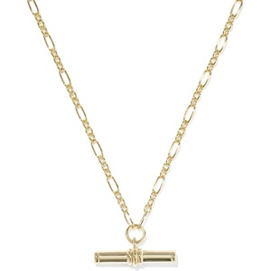 image:imageKendra Scott Bree Metal TBar Short Pendant Necklace14K YELLOW GOLD OVER BRASS
