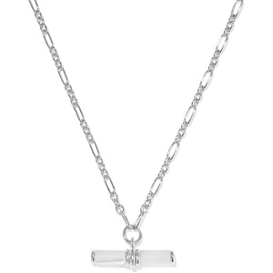 image:imageKendra Scott Bree Metal TBar Short Pendant NecklaceSILVER IVORY MOTHER OF PEARL