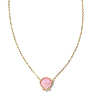 image:imageKendra Scott Brynne Shell Short Pendant Necklace Fashion Jewelry for WomenBLUSH MOTHER OF PEARL