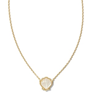 image:imageKendra Scott Brynne Shell Short Pendant Necklace Fashion Jewelry for WomenIVORY MOTHER OF PEARL