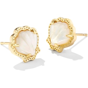image:imageKendra Scott Brynne Shell Stud Earrings Fashion Jewelry for WomenIVORY MOTHER OF PEARL