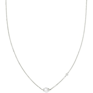 image:imageKendra Scott Cathleen 18k Gold Short Pendant Necklace Fine Jewelry for Women18K WHITE GOLD  WHITE PEARL