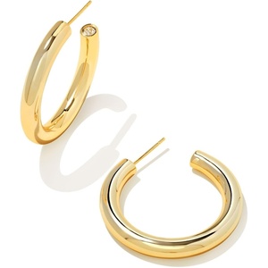 image:imageKendra Scott Colette Large Hoop Earrings Fashion Jewelry for WomenGOLD
