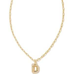 image:imageKendra Scott Crystal Letter Short Pendant Necklace Fashion Jewelry for WomenLetter D GOLDPLATED