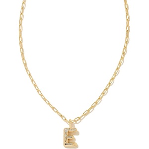 image:imageKendra Scott Crystal Letter Short Pendant Necklace Fashion Jewelry for WomenLetter E GOLDPLATED