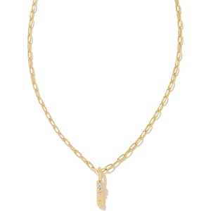 image:imageKendra Scott Crystal Letter Short Pendant Necklace Fashion Jewelry for WomenLetter I GOLDPLATED