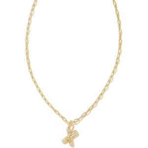 image:imageKendra Scott Crystal Letter Short Pendant Necklace Fashion Jewelry for WomenLetter X GOLDPLATED