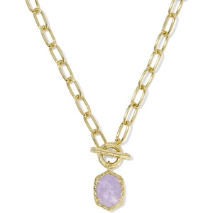 image:imageKendra Scott Daphne Link Chain Necklace Fashion Jewelry for WomenGold  Amethyst