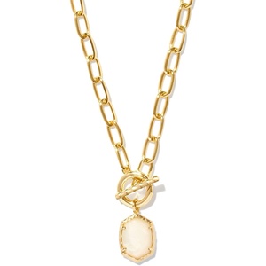 image:imageKendra Scott Daphne Link Chain Necklace Fashion Jewelry for WomenGold  Ivory Mother Of Pearl