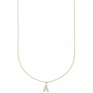 image:imageKendra Scott Diamond Letter AZ Pendant Necklace Fine Jewelry For WomenLETTER A