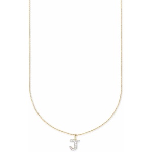 image:imageKendra Scott Diamond Letter AZ Pendant Necklace Fine Jewelry For WomenLETTER J