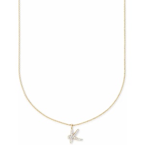 image:imageKendra Scott Diamond Letter AZ Pendant Necklace Fine Jewelry For WomenLETTER K