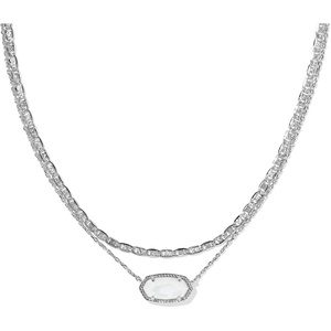 image:imageKendra Scott Elisa Multi Strand Necklace for Women Fashion JewelryRHODIUM  IVORY MOTHER OF PEARL