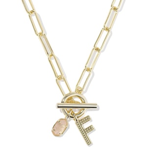 image:imageKendra Scott Emilie Link and Chain Letter NecklaceF