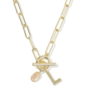 image:imageKendra Scott Emilie Link and Chain Letter NecklaceL