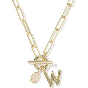 image:imageKendra Scott Emilie Link and Chain Letter NecklaceW