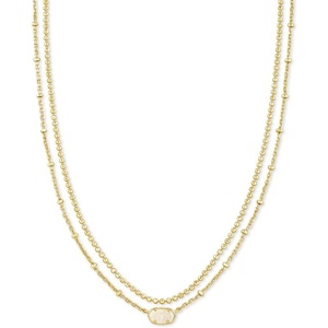 image:imageKendra Scott Emilie Multi Strand Necklace Fashion Jewelry for WomenGOLD IRIDESCENT DRUSY