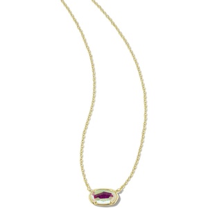 image:imageKendra Scott Grayson Stone Pendant Necklace in Dichroic Glass 14k GoldPlated Brass Fashion Jewelry for Women