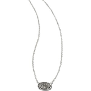 image:imageKendra Scott Grayson Stone Pendant Necklace in Platinum Drusy RhodiumPlated Brass Fashion Jewelry for Women