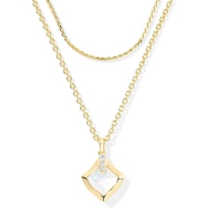 image:imageKendra Scott Joelle Multi Strand Necklace Fashion Jewelry for WomenIVORY MOTHER OF PEARL