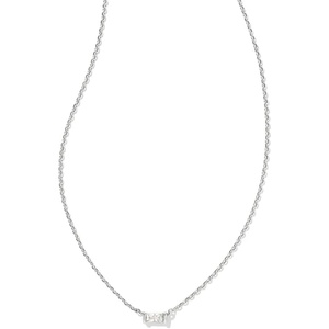 image:imageKendra Scott Juliette Necklace Fashion Jewelry for WomenRHODIUM  WHITE CRYSTAL