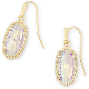 image:imageKendra Scott Lee Drop Earrings for WomenGOLD  IRIDESCENT DICHROIC GLASS
