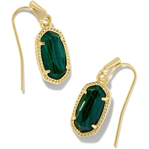 image:imageKendra Scott Lee Drop Earrings for WomenGold Green Malachite 1