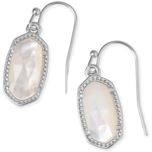 image:imageKendra Scott Lee Drop Earrings for WomenRHODIUM  IVORY MOTHER OF PEARL