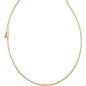 image:imageKendra Scott Letter AZ Inline Initial Necklace 18k Gold VermeilA