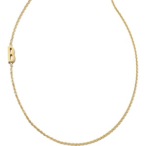 image:imageKendra Scott Letter AZ Inline Initial Necklace 18k Gold VermeilB
