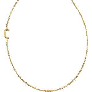 image:imageKendra Scott Letter AZ Inline Initial Necklace 18k Gold VermeilC