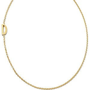 image:imageKendra Scott Letter AZ Inline Initial Necklace 18k Gold VermeilD