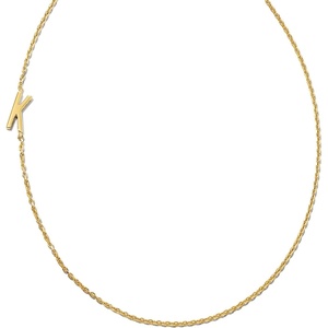image:imageKendra Scott Letter AZ Inline Initial Necklace 18k Gold VermeilK