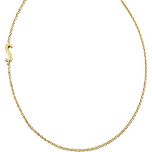 image:imageKendra Scott Letter AZ Inline Initial Necklace 18k Gold VermeilS