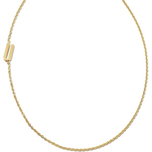image:imageKendra Scott Letter AZ Inline Initial Necklace 18k Gold VermeilU