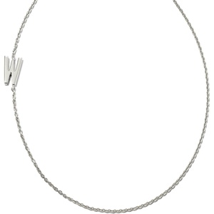 image:imageKendra Scott Letter AZ Inline Initial Necklace Sterling SilverW