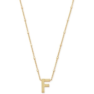 image:imageKendra Scott Letters AZ Pendant Necklace for Women Fashion Jewelry 14k GoldPlated BrassLetter F