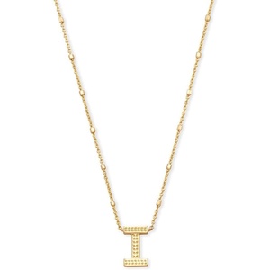 image:imageKendra Scott Letters AZ Pendant Necklace for Women Fashion Jewelry 14k GoldPlated BrassLetter I