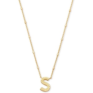 image:imageKendra Scott Letters AZ Pendant Necklace for Women Fashion Jewelry 14k GoldPlated BrassLetter S