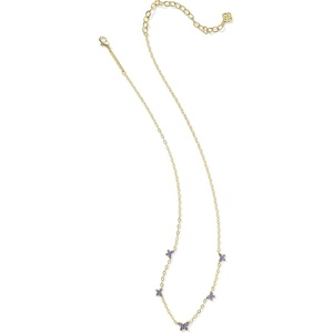 image:imageKendra Scott Lillia Crystal Strand Necklace Fashion Jewelry for WomenGOLD  BLUE CRYSTAL