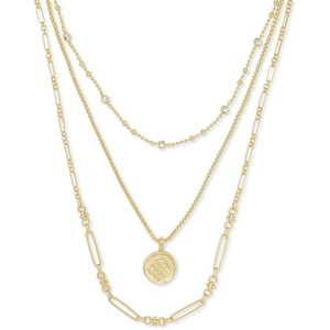 image:imageKendra Scott Medallion Triple Strand Necklace Fashion Jewelry for WomenGOLD