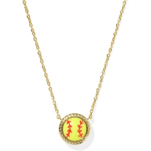 image:imageKendra Scott Softball Short Pendant NecklaceGOLDPLATED