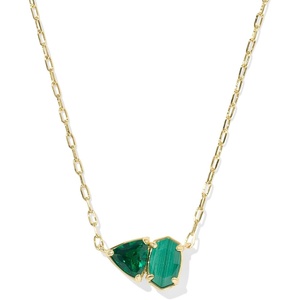 image:imageKendra Scott Tatum Short Pendant Necklace Fashion Jewelry for WomenGOLD  GREEN MIX