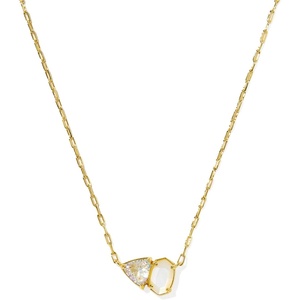 image:imageKendra Scott Tatum Short Pendant Necklace Fashion Jewelry for WomenGOLD  NEUTRAL MIX