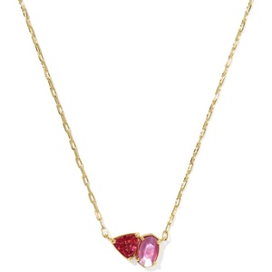 image:imageKendra Scott Tatum Short Pendant Necklace Fashion Jewelry for WomenGOLD  PINK MIX