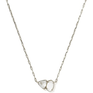 image:imageKendra Scott Tatum Short Pendant Necklace Fashion Jewelry for WomenRHODIUM  NEUTRAL MIX