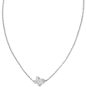 image:imageKendra Scott Tiny Texas 18k Gold Pendant Necklace18K WHITE GOLD